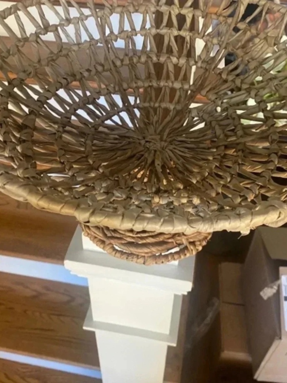 Anthropologie Wicker Fruit Bowl - Picture 3 of 4